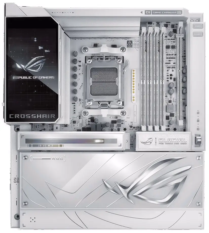 Vallecas PC - Montaje Placa Base ASUS ROG CROSSHAIR X870E GLACIAL Vallecas